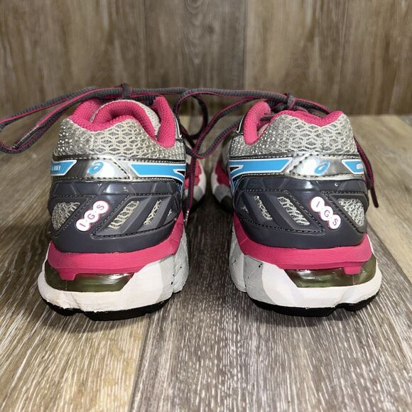 Asics Gel-Fortify Women's Size 6 US / 37 EU Gray Pink Blue Walking Sneaker Shoes - Picture 7 of 12